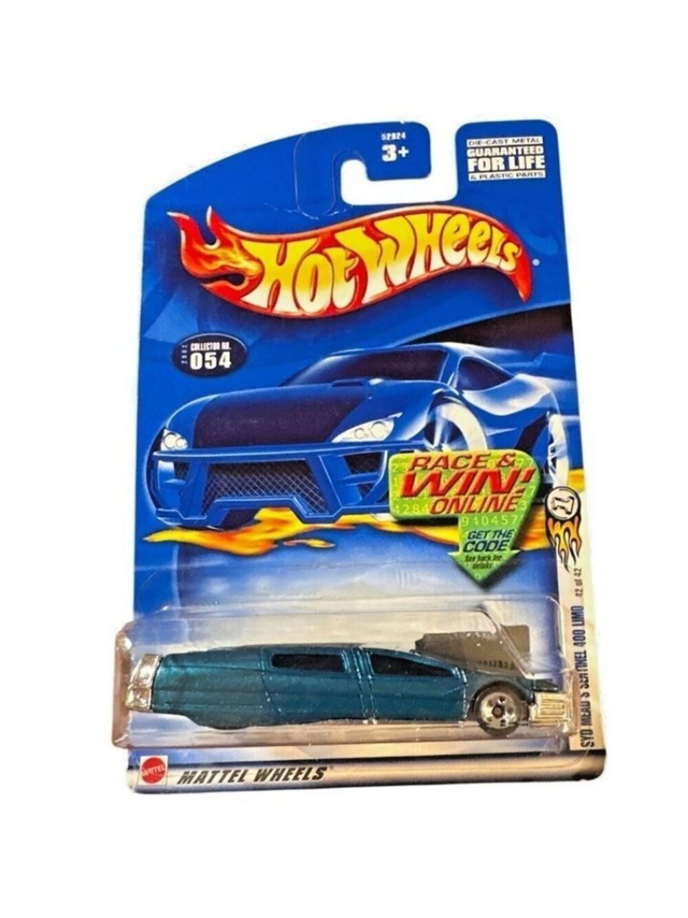 Vintage Die Cast Hot Wheels #054 Blue Metallic SYD Meads Sentinel 400 Limousine